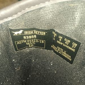 Iresh setter boots size 9 brown